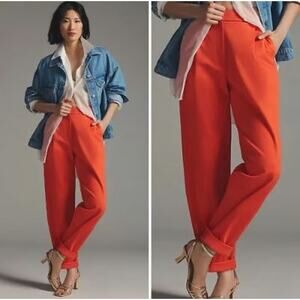 Women's Orange Straight Leg Pants